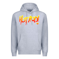 Heather Grey rowdy roddy piper hot rod vintage, Premium Hoodie - artisFamous