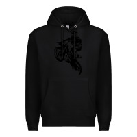 Black motocross dirt bike design got dirt Premium Hoodie - artisFamous
