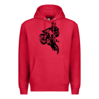 Cardinal motocross dirt bike design got dirt Premium Hoodie - artisFamous