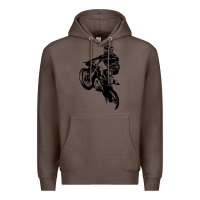 Coffee motocross dirt bike design got dirt Premium Hoodie - artisFamous