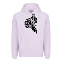 Lilac motocross dirt bike design got dirt Premium Hoodie - artisFamous