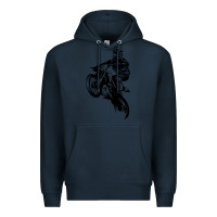 Navy motocross dirt bike design got dirt Premium Hoodie - artisFamous