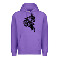 Purple motocross dirt bike design got dirt Premium Hoodie - artisFamous