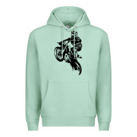 Seafoam motocross dirt bike design got dirt Premium Hoodie - artisFamous
