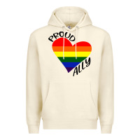 Sandshell proud ally lgbt heart gay pride month Premium Hoodie - artisFamous