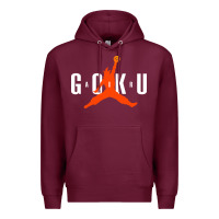 Burgundy goku Premium Hoodie - artisFamous