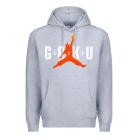 Heather Grey goku Premium Hoodie - artisFamous
