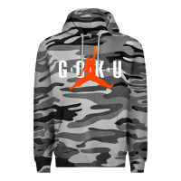 Slate Camo goku Premium Hoodie - artisFamous