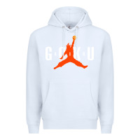 White goku Premium Hoodie - artisFamous