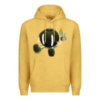 Antique Gold self destruction Premium Hoodie - artisFamous