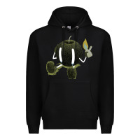 Black self destruction Premium Hoodie - artisFamous