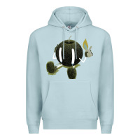 Blue Mist self destruction Premium Hoodie - artisFamous