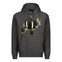 Charcoal Heather self destruction Premium Hoodie - artisFamous