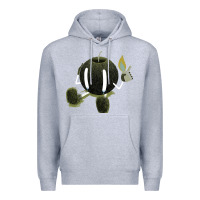 Heather Grey self destruction Premium Hoodie - artisFamous