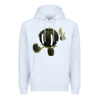 White self destruction Premium Hoodie - artisFamous