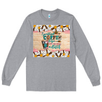 Heather Grey i pretend coffee helps but i'm still a bitch Long Sleeve Tee - Artiststas