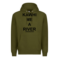 Army Green Kawhi River Funny Premium Hoodie - artisFamous