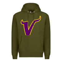 Army Green Vikings Style Premium Hoodie - artisFamous