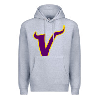Heather Grey Vikings Style Premium Hoodie - artisFamous