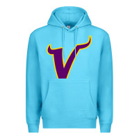 Ocean Blue Vikings Style Premium Hoodie - artisFamous