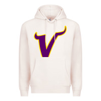Pale Pink Vikings Style Premium Hoodie - artisFamous