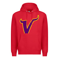 Red Vikings Style Premium Hoodie - artisFamous