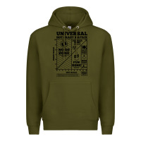 Army Green hot crazy matrix matrix Premium Hoodie - artisFamous