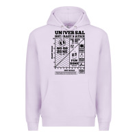 Lilac hot crazy matrix matrix Premium Hoodie - artisFamous