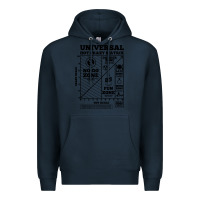 Navy hot crazy matrix matrix Premium Hoodie - artisFamous