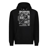 Black hot crazy matrix matrix Premium Hoodie - artisFamous