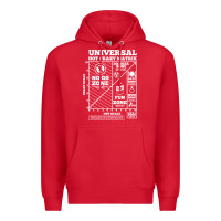 Red hot crazy matrix matrix Premium Hoodie - artisFamous