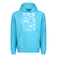 Ocean Blue hot crazy matrix matrix Premium Hoodie - artisFamous