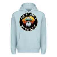 Blue Mist ask me about my butthole ufo Premium Hoodie - artisFamous