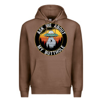 Chestnut ask me about my butthole ufo Premium Hoodie - artisFamous