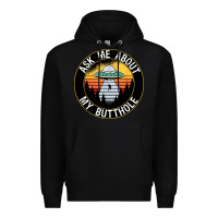 Black ask me about my butthole ufo Premium Hoodie - artisFamous