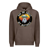 Coffee ask me about my butthole ufo Premium Hoodie - artisFamous