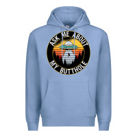 Colony Blue ask me about my butthole ufo Premium Hoodie - artisFamous
