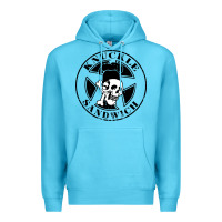 Ocean Blue knuckle sandwich Premium Hoodie - artisFamous