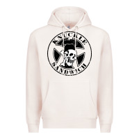 Pale Pink knuckle sandwich Premium Hoodie - artisFamous