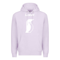 Lilac linux Premium Hoodie - artisFamous