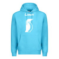 Ocean Blue linux Premium Hoodie - artisFamous