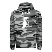 Slate Camo linux Premium Hoodie - artisFamous