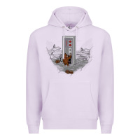 Lilac dawn of gaming Premium Hoodie - artisFamous