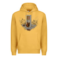 Mustard dawn of gaming Premium Hoodie - artisFamous