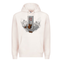 Pale Pink dawn of gaming Premium Hoodie - artisFamous