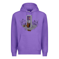 Purple dawn of gaming Premium Hoodie - artisFamous