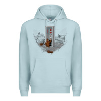 Blue Mist dawn of gaming Premium Hoodie - artisFamous