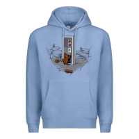 Colony Blue dawn of gaming Premium Hoodie - artisFamous