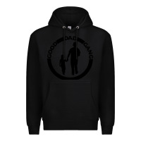 Black good dad gang Premium Hoodie - artisFamous