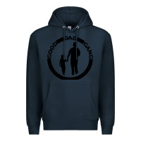 Navy good dad gang Premium Hoodie - artisFamous
